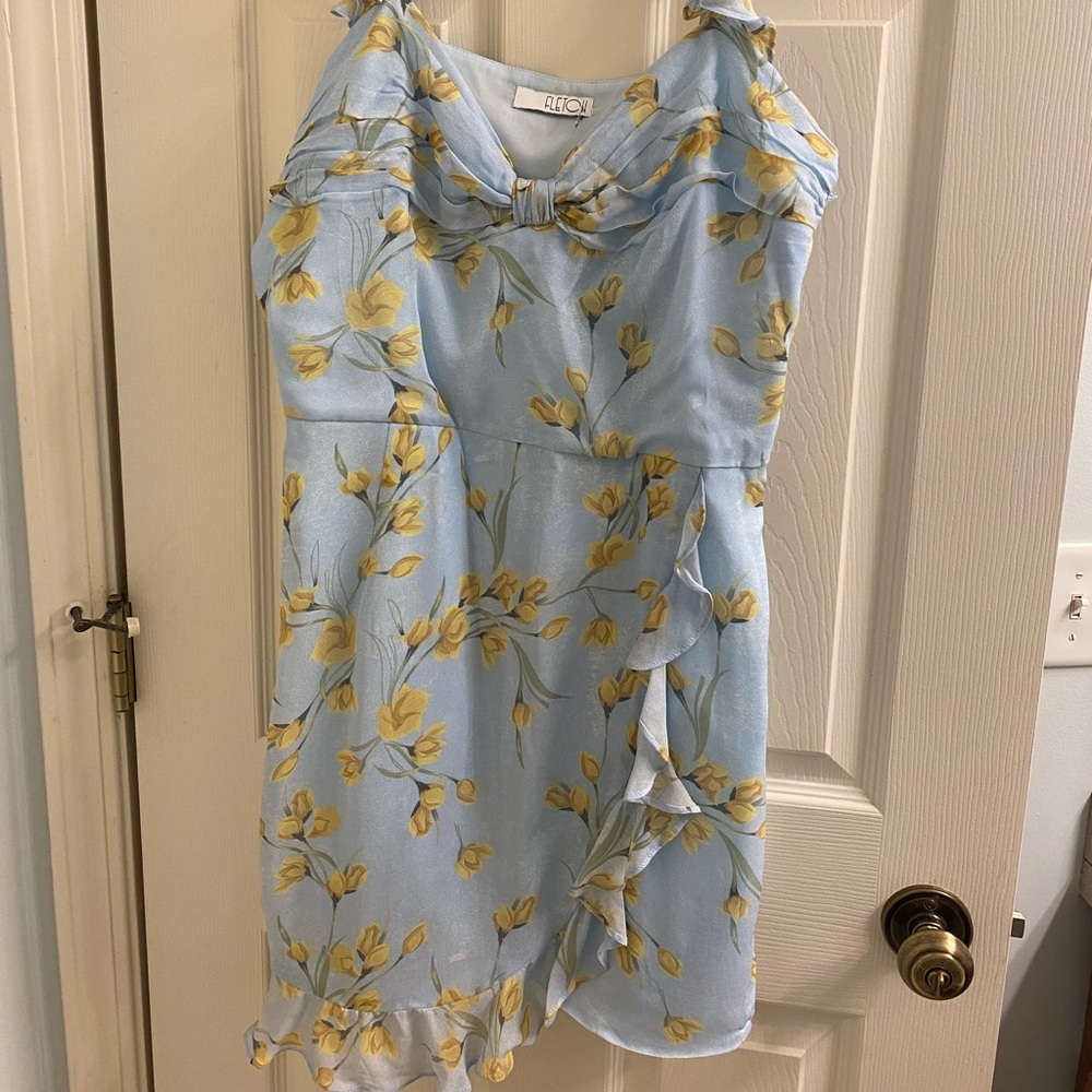 Fletch Mini Ruffle Flower Dress NO LONGER SOLD BY DESIGNER
